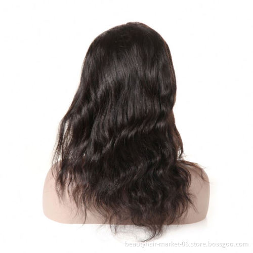 Hot Selling Human Hair Water Wave Full Lace Wig With Baby Hair 10A Grade 100% Human Virgin Brazilian Wigs Water Wave